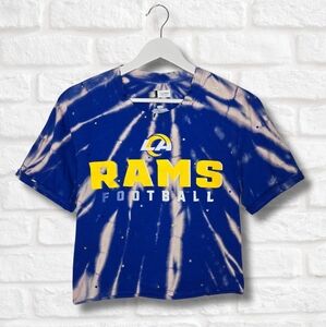Los Angeles Rams Crop Top W/Rhinestones